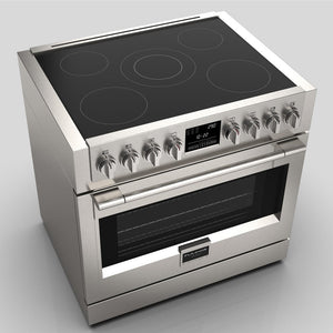 Fulgor Milano 36 in. 600 Series All Electric Induction Range in Stainless Steel (F6PIR365S1)