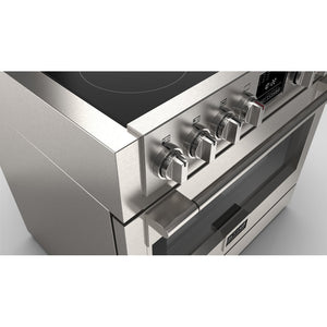 Fulgor Milano 36 in. 600 Series All Electric Induction Range in Stainless Steel (F6PIR365S1)