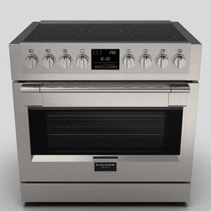 Fulgor Milano 36 in. 600 Series All Electric Induction Range in Stainless Steel (F6PIR365S1)