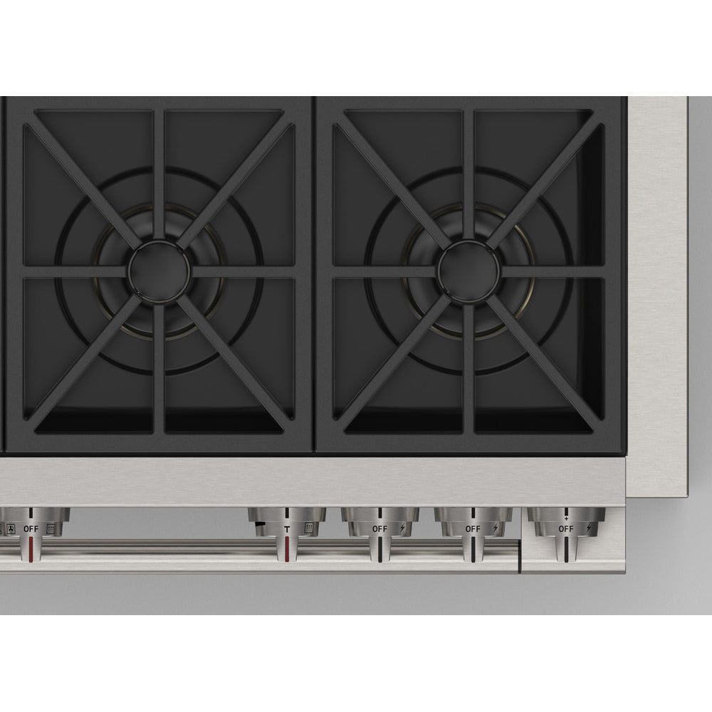 Fulgor Milano 36 in. 600 Series Dual Fuel Range with 6 Burners in Stainless Steel (F6PDF366S1)