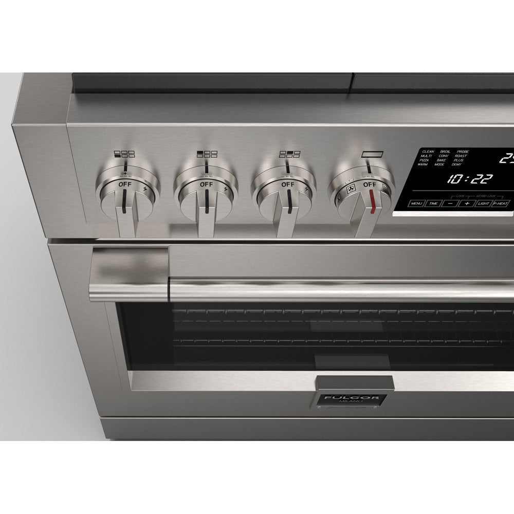 Fulgor Milano 36 in. 600 Series Dual Fuel Range with 6 Burners in Stainless Steel (F6PDF366S1)
