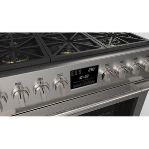 Fulgor Milano 36 in. 600 Series Dual Fuel Range with 6 Burners in Stainless Steel (F6PDF366S1)