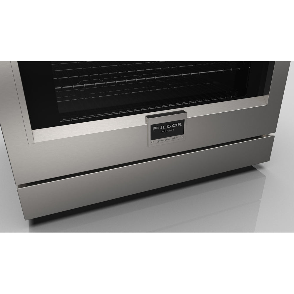 Fulgor Milano 36 in. 600 Series Dual Fuel Range with 6 Burners in Stainless Steel (F6PDF366S1)