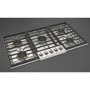 Fulgor Milano 36 in. 600 Series Gas Cooktop with 5 Burners in Stainless Steel (F6PGK365S1)