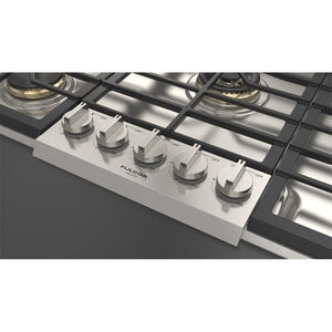 Fulgor Milano 36 in. 600 Series Gas Cooktop with 5 Burners in Stainless Steel (F6PGK365S1)