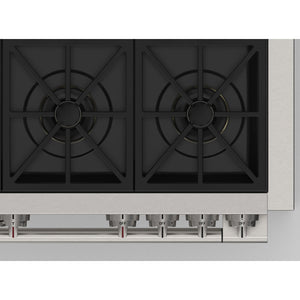 Fulgor Milano 36 in. 600 Series Pro All Gas Range with 6 Burners in Stainless Steel (F6PGR366S2)
