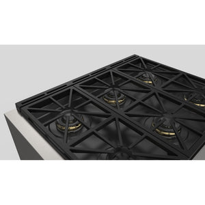 Fulgor Milano 36 in. 600 Series Pro All Gas Range with 6 Burners in Stainless Steel (F6PGR366S2)