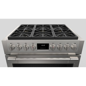 Fulgor Milano 36 in. 600 Series Pro All Gas Range with 6 Burners in Stainless Steel (F6PGR366S2)