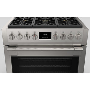 Fulgor Milano 36 in. 600 Series Pro All Gas Range with 6 Burners in Stainless Steel (F6PGR366S2)