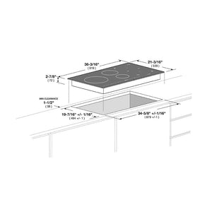 Fulgor Milano 36 in. 700 Series Induction Cooktop with 5 Induction Elements (F7IT36S1)