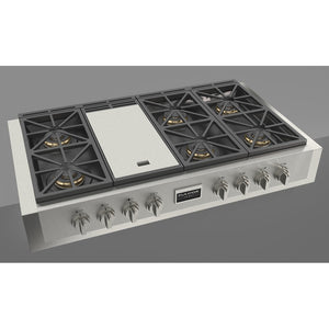Fulgor Milano 48 in. 600 Professional Series All Gas Rangetop (F6GRT486GS1)