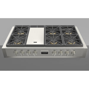 Fulgor Milano 48 in. 600 Professional Series All Gas Rangetop (F6GRT486GS1)