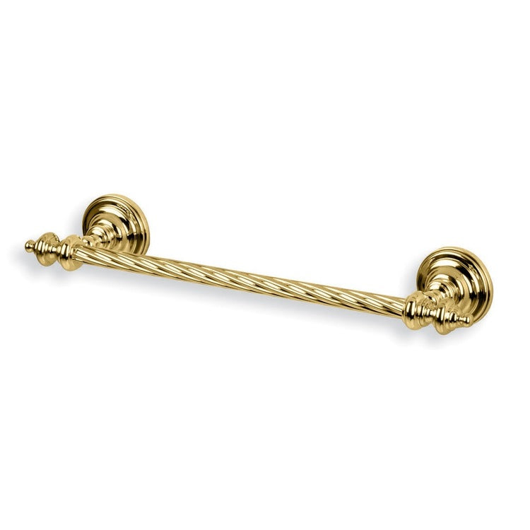 Towel Bar, Gold, 16 Inch, Classic-Style, Brass