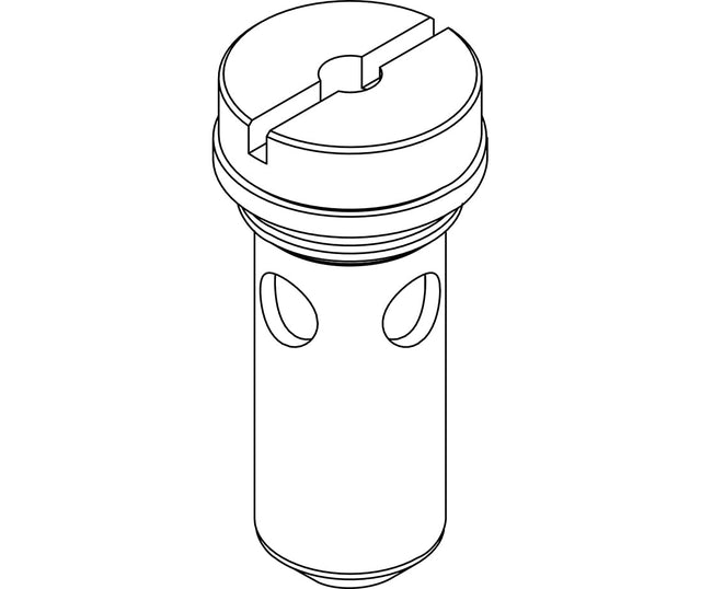 Central Brass G-1043-C Cylinder Sub-Unit with Gasket in Polished Chrome