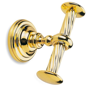 Double Hook, Gold, Classic-Style, Brass
