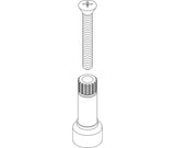 Central Brass G-1548-ET Stem Extension with Screw