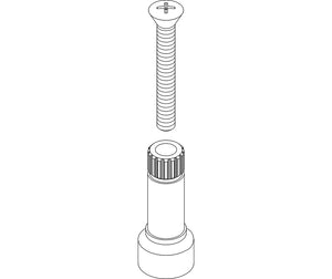Central Brass G-1548-ET Stem Extension with Screw