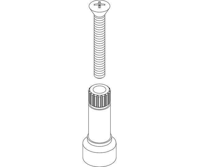 Central Brass G-1548-ET Stem Extension with Screw