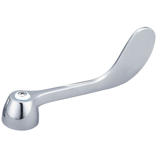 Central Brass G-4149-C Wrist Handle (6") With Blue Index Ring & Screw-Cold in Polished Chrome
