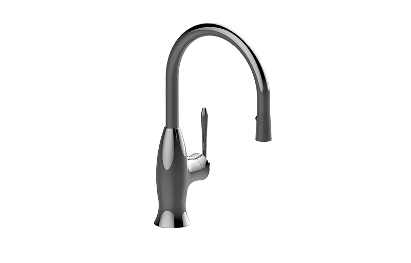 GRAFF Polished Brass PVD Pull-Down Kitchen Faucet G-4833-LM50-PB