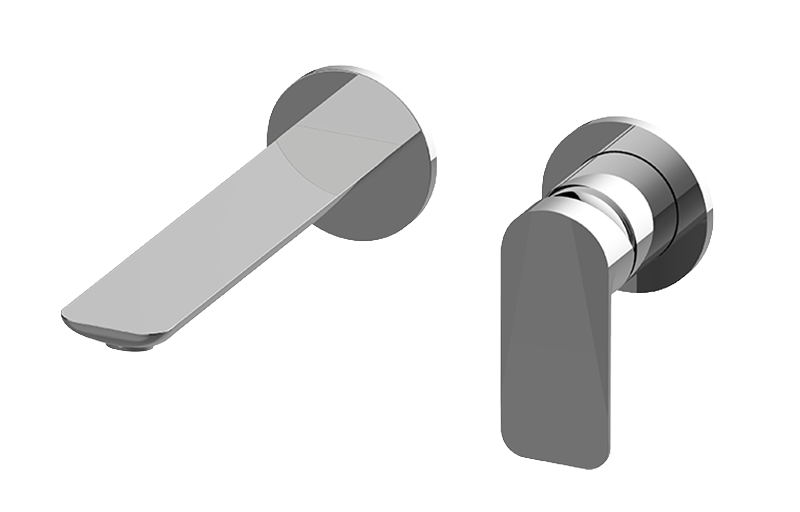 GRAFF Steelnox (Satin Nickel) Sento Wall-Mounted Lav Faucet w/Single Handle G-6338-LM59W-SN