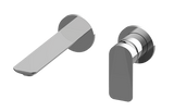 GRAFF Steelnox (Satin Nickel) Sento Wall-Mounted Lav Faucet w/Single Handle G-6338-LM59W-SN