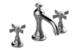 GRAFF Polished Brass PVD Camden Widespread Lavatory Faucet w/Cross Handle G-6910-C16B-PB