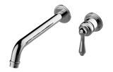 GRAFF Polished Nickel Camden Wall Mount Lavatory Faucet (9-1/4 Spout) (Trim Only) G-6936-LM48W-PN-T