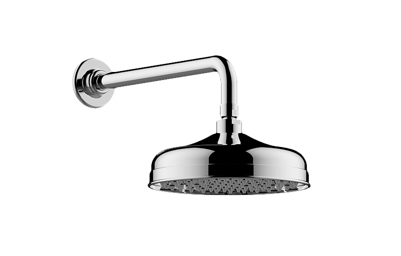 GRAFF Olive Bronze Traditional Showerhead with Arm G-8380-OB