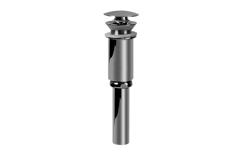 GRAFF Polished Nickel Push-Top Umbrella Pop-Up Drain without Overflow G-9957-PN