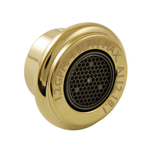 Cal Green G12KSSA3782 1.2 GPM Neoperl Female Aerator, Polished Brass