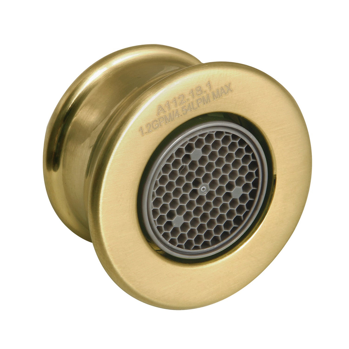 Cal Green G12LSSA5413 1.2 GPM Female Aerator, Brushed Brass