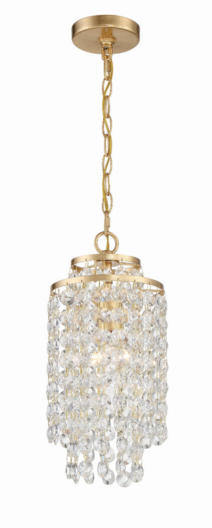 Gabrielle 1 Light Antique Gold Mini Pendant GAB-B7301-GA