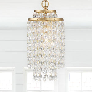 Gabrielle 1 Light Antique Gold Mini Pendant GAB-B7301-GA