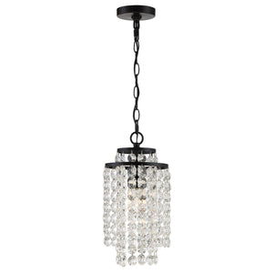 Gabrielle 1 Light Matte Black Mini Pendant GAB-B7301-MK