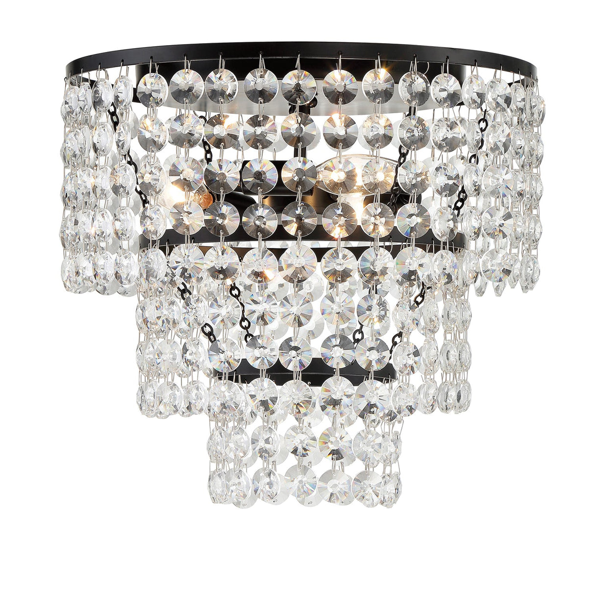 Gabrielle 3 Light Antique Gold Flush Mount GAB-B7303-GA