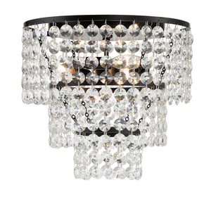 Gabrielle 3 Light Antique Gold Flush Mount GAB-B7303-GA