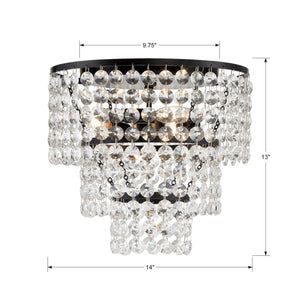 Gabrielle 3 Light Antique Gold Flush Mount GAB-B7303-GA