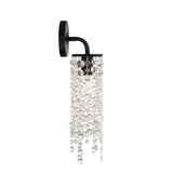 Gabrielle 1 Light Matte Black Sconce GAB-B7311-MK