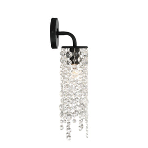 Gabrielle 1 Light Matte Black Sconce GAB-B7311-MK