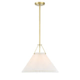 Gamma 1 Light Aged Brass Chandelier GAM-71003-AG