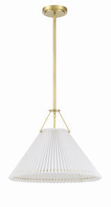 Gamma 1 Light Aged Brass Chandelier GAM-71003-AG