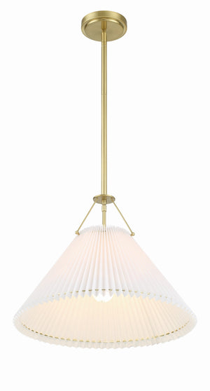 Gamma 1 Light Aged Brass Chandelier GAM-71003-AG