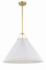 Gamma 1 Light Aged Brass Chandelier GAM-71005-AG