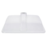 Nantucket Sinks 17 Inch x 13 Inch Glazed Bottom Undermount GB-17x13-W Rectangle Ceramic Sink In White