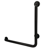 Made To Match Thrive In Place GBL1224CSL0 24-Inch X 24-Inch L-Shaped Grab Bar, 1-1/2 Inch O.D, Left Hand, Matte Black