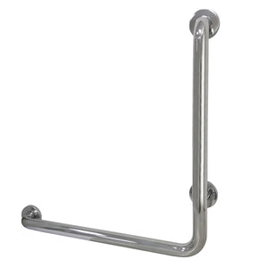 Made To Match Thrive In Place GBL1224CSL1 24-Inch X 24-Inch L-Shaped Grab Bar, 1-1/2 Inch O.D, Left Hand, Polished Stainless Steel