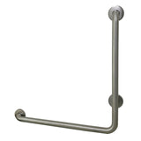 Made To Match Thrive In Place GBL1424CSL8 24-Inch X 24-Inch L-Shaped Grab Bar, 1-1/4 Inch O.D, Left Hand, Brushed Nickel