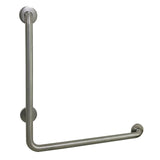 Made To Match Thrive In Place GBL1424CSR8 24-Inch X 24-Inch L-Shaped Grab Bar, 1-1/4 Inch O.D, Right Hand, Brushed Nickel