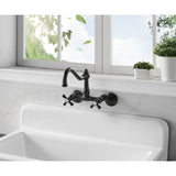Petra Galley GCKWS331916 33-Inch x 19-Inch Cast Iron Wall Mount Kitchen Sink, White
